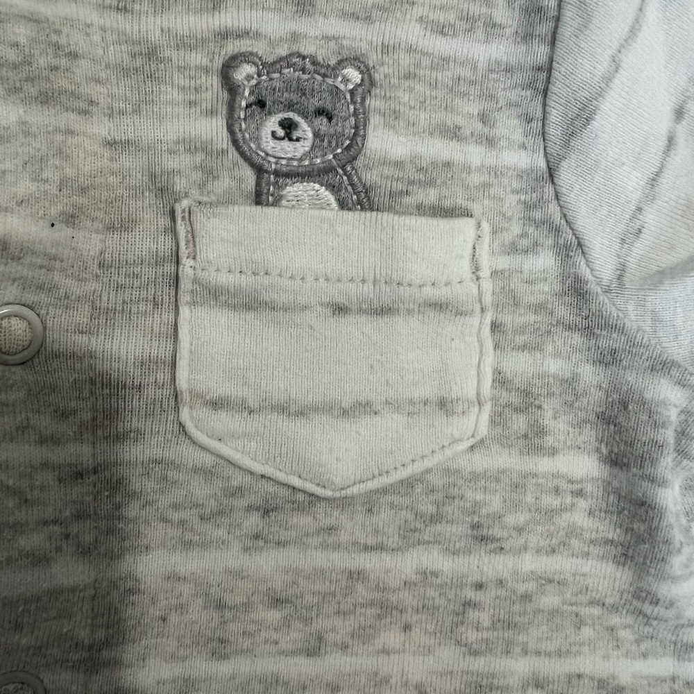 Carter's Baby Boys' Bear Pocket Creeper 6 Months - Picture 3 of 5